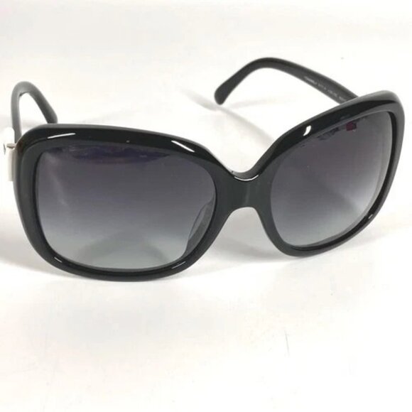 CHANEL 5171-A Ribbon CC Mark logo eyewear glasses sunglasses Plastic Black/White main image 5